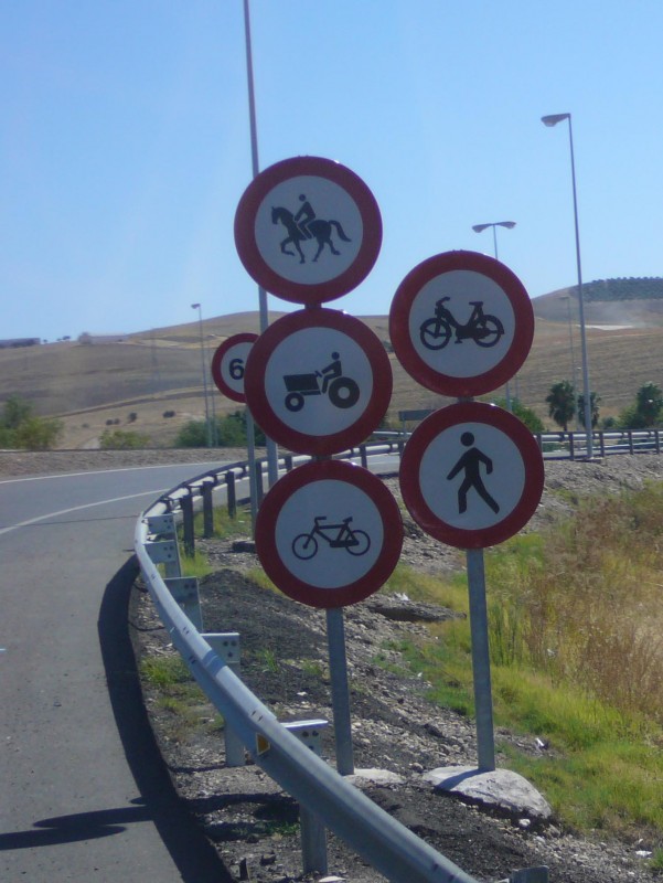 Andalusie_dopravn znaky